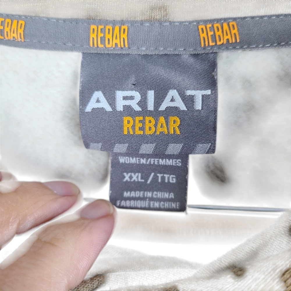 Ariat Rebar Camouflage Graphic Hoodie Women's Size XXL - Picture 13 of 16